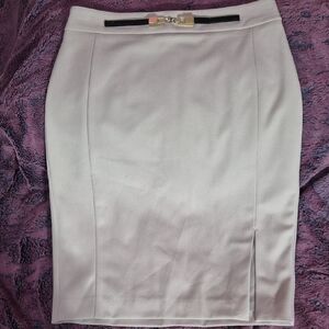 Express Cream Pencil Skirt Size 2